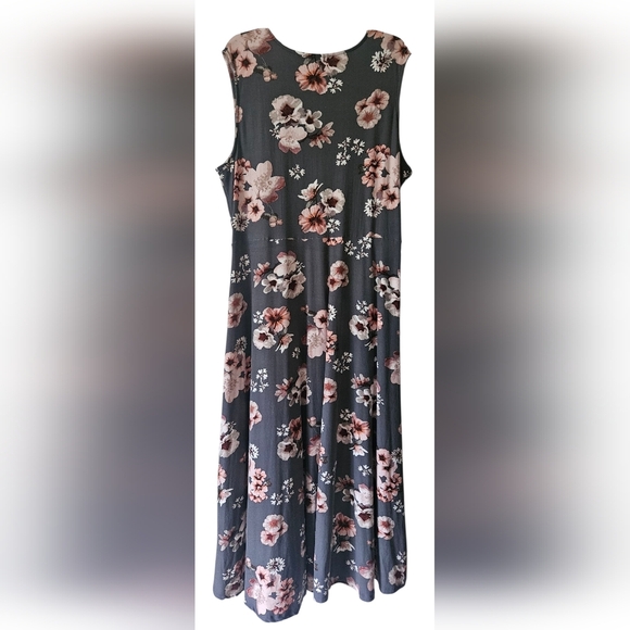 Faux Wrap Sleeveless High Low Dress Plus Size Women 3X - Picture 2 of 5